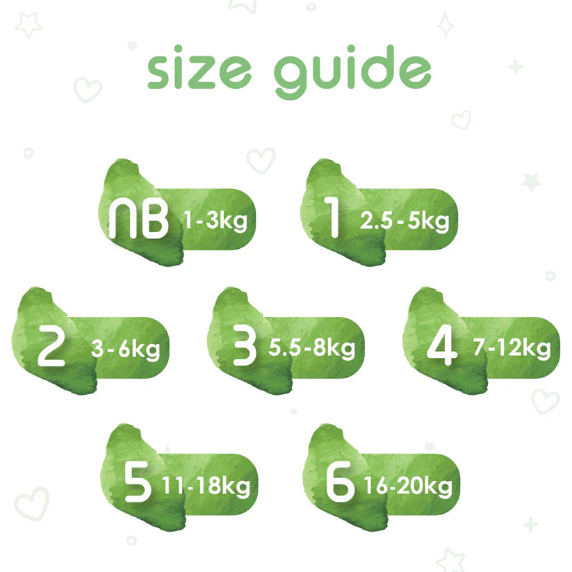 Diapers/Nappies Size NB: 0-5 KGS